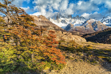 Fitz Roy mount in Los Glaciares National Park, El Chalten,Patagonia, Argentina