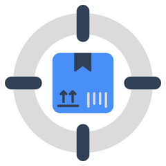 Modern design icon of parcel tracking 