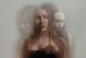 Ive lost all self control. Studio shot of a young woman experiencing mental anguish.