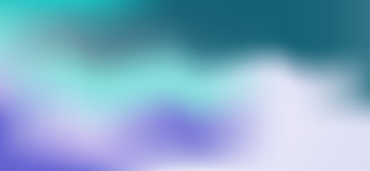 Smooth and blurry colorful gradient mesh Background