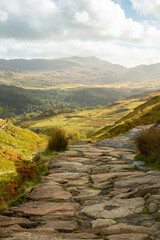 path in the mountains