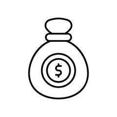 Investment icon stock illustration.