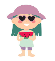 Eating Watermelon