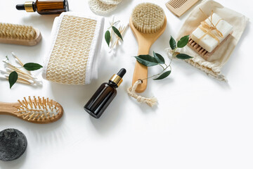 Sustainable cosmetics,Natural organic cosmetics,cosmetic product research,organic skin care flat...