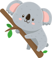 Cartoon cute koala Character © Suriyawut