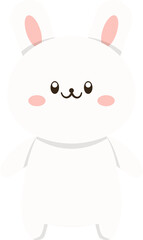 Cartoon cute rabbit Character