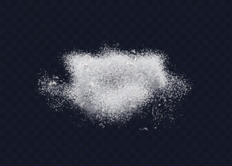 Beer foam isolated on transparent background. White soap froth texture with bubbles, seamless border, foamy frame. Sea or ocean wave, laundry cleaning detergent spume, realistic 3d vector illustration