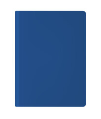 Blue passport template for designing advertising media for international travel and tourism. 3D file PNG illustration.