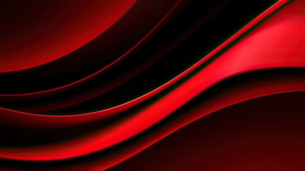 Contrasting Colors Make a Bold, Eye-Catching Graphic Design: Red and Black Harmoniously Come Together. Generative AI