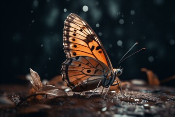 Fototapeta na wymiar Artistic depiction of a gorgeous butterfly. Generative AI
