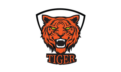 tiger head vector
