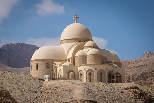 Kloster Saint Paul nahe dem Roten Meer - das &auml;lteste Kloster der Welt. Kirche.