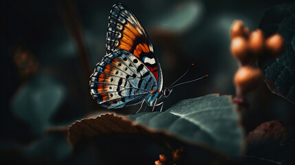 Fototapeta na wymiar Butterfly. Generative ai