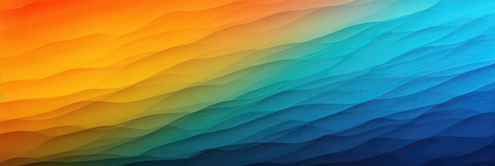 Orange Yellow Blue A Gradient Of Pastel Hues Blending Into Each Other Background. Generative AI