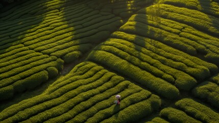 Fototapeta premium Oolong Tea Field