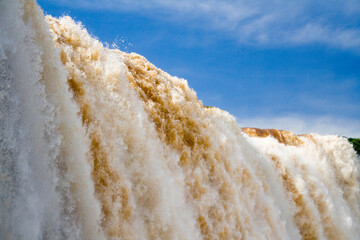 Fototapeta na wymiar Wasserfall Floriano, Iguazu Wasserfälle, Iguazu Nationalpark, Brasilien, Südamerika