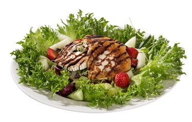 A fresh goat cheese salad
