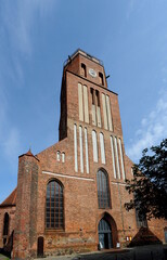 Fototapeta premium Hansestadt Wolgast, Turm der St. Petri-Kirche
