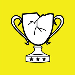 Cute doodle coloring abstract scribble Stickers hand-drawn vector