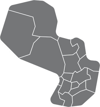 recommend clip art: drawing of paraguay map.