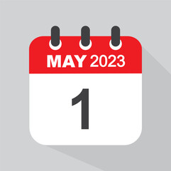 May 1, 2023 -  concept, design, vector, illustration.