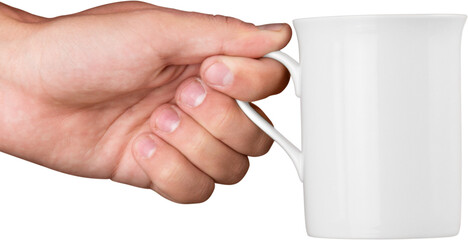 Person holding a tea cup,coffee mug