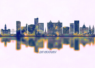 Savannah USA Skyline