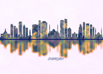 Sharjah UAE Skyline