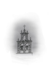 imagen de un campanario  de una iglesia