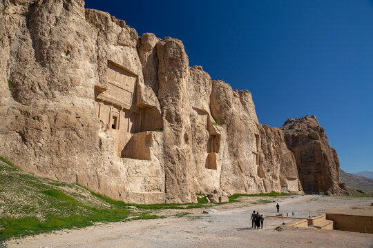 Achaemenid Mausoleum in Naqsh-e Rostam, Fars, iran
