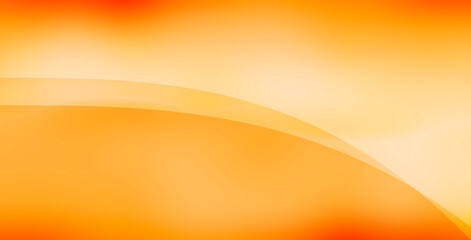 Elegant graphic background, smooth blur, curved and wave pattern, bright yellow orange texture for illustration.	