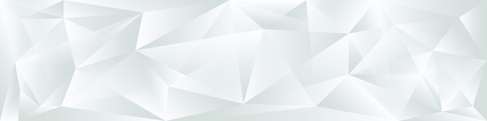 Obraz premium banner design with low poly abstract shapes