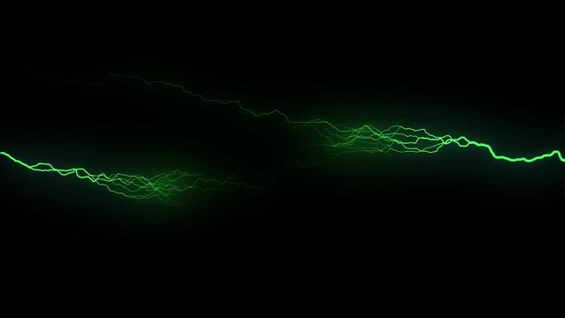 Electrical discharges footage for video