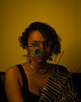 Fashion photoshoot of Indian model