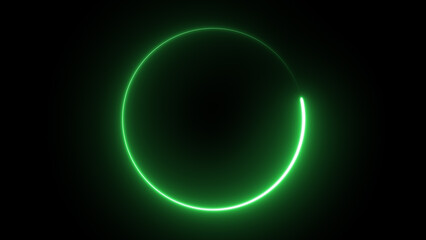Green circle Icon background, Shapes Elements.
