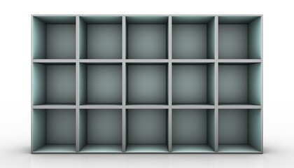 3D Cube bookcase