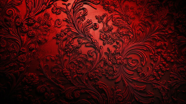 red rose wallpaper texture pattern hd AI Generated Image