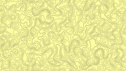 Fototapeta na wymiar Topographic old luxury map background. Geographic abstract pattern or texture. The contour or wallpaper. Mountain terrain or path. Vector illustration.