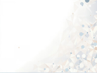 Abstract background with interweaving of colored lines and dots