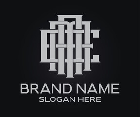 modern minimalist letter brand identity