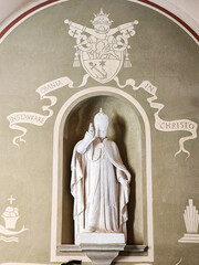 statue at Abbey montserrat spain

