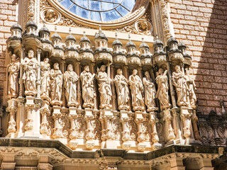statue at Abbey montserrat spain

