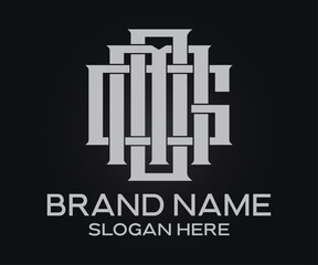 modern minimalist letter brand identity