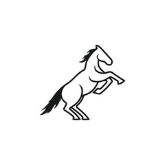 horse logo design	