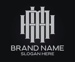 modern minimalist letter brand identity