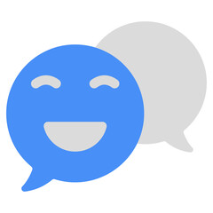 A creative design icon of emoji