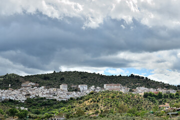 Naklejka premium pueblos blancos de Andalucía Guaro Málaga España 