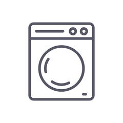 Laundry washing machine icon. Washer symbol. Vector.