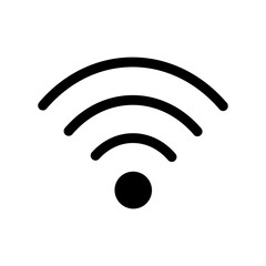 Wi-Fi symbol. Symbol of Mobile Internet,Network.