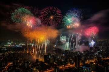 Fireworks Celebration for New Year's Eve